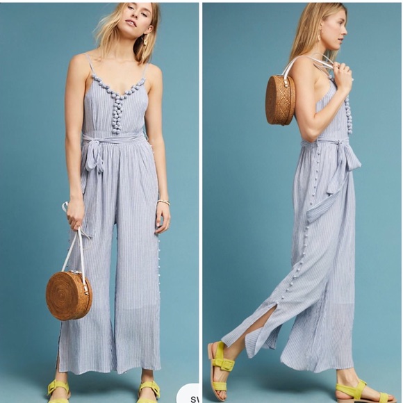Anthropologie Pants - Anthropologie Maritime Pommed Jumpsuit